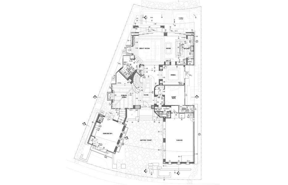 Floor plans of custom home built by Chris O'Grady as Director of Construction at Grady O Grady