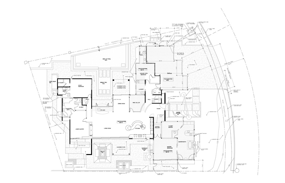 Floor plans of custom home built by Chris O'Grady as Director of Construction and Partner at Grady O Grady